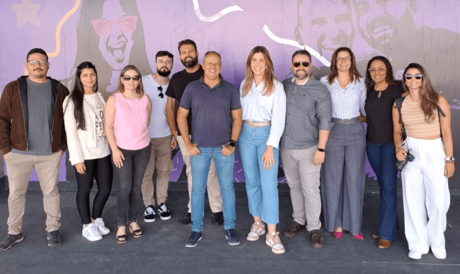 Pinda recebe equipe de Taubaté para apresentar modelo de comunicação visual em espaços&nbsp;públicos