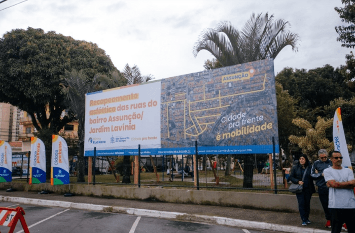 Assunção e Jardim Lavínia entram no Minha Rua Nova com recapeamento de 14 vias em São&nbsp;Bernardo